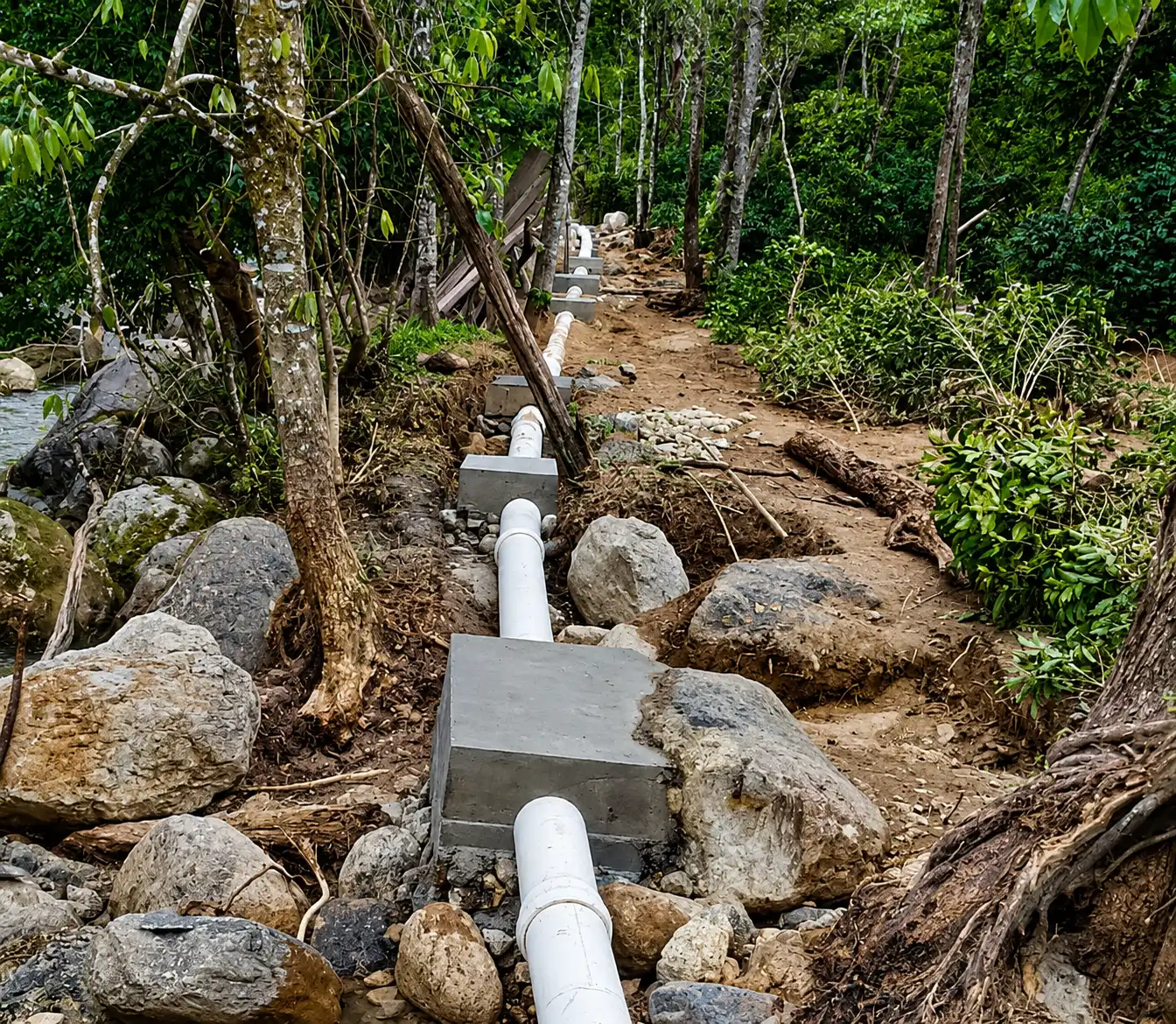 Construcción de componente Hidráulico